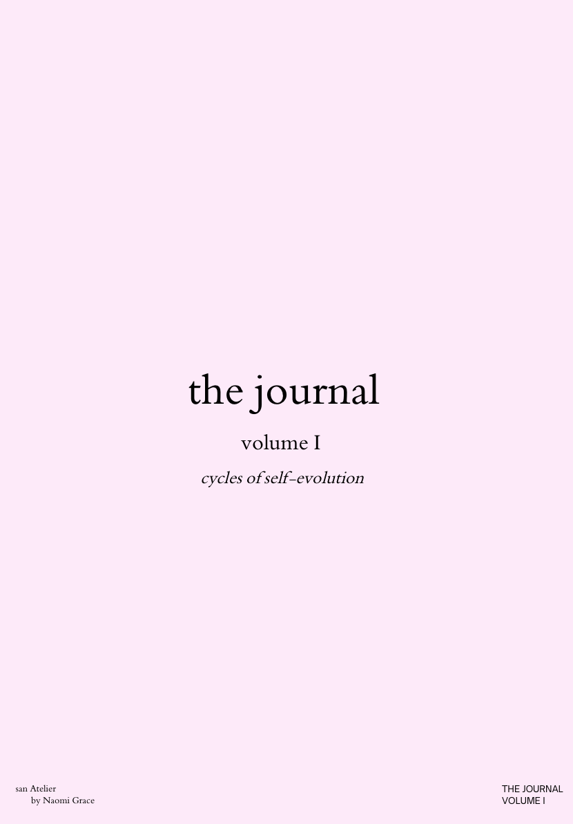 the journal: Volume I - cycles of self-evolution