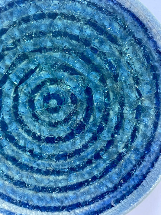 boîte en céramique - bleu Bali