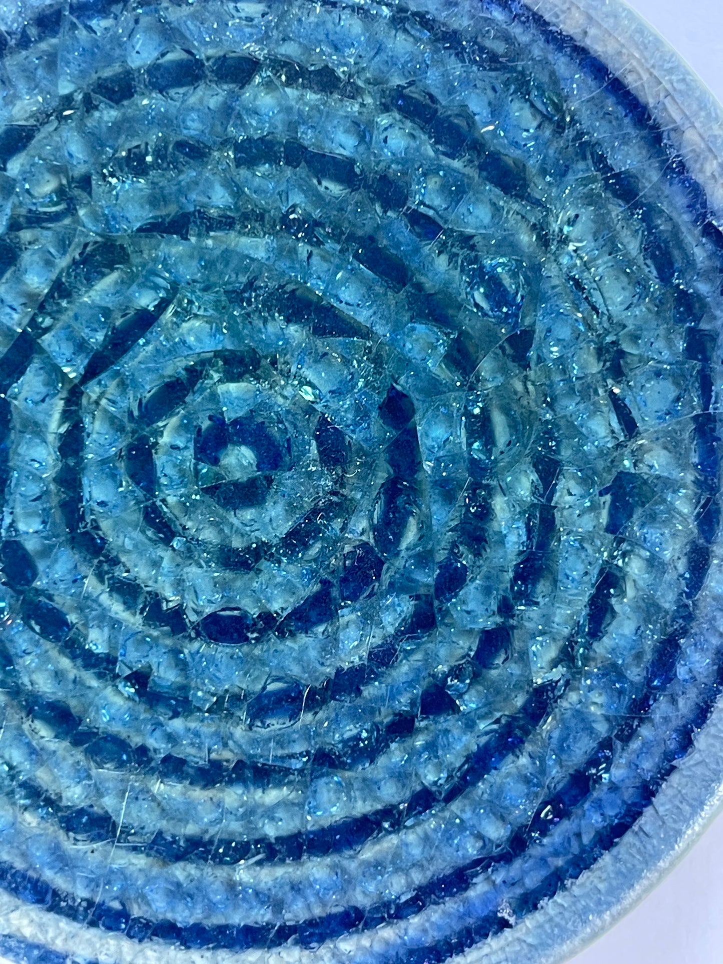 boîte en céramique - bleu Bali