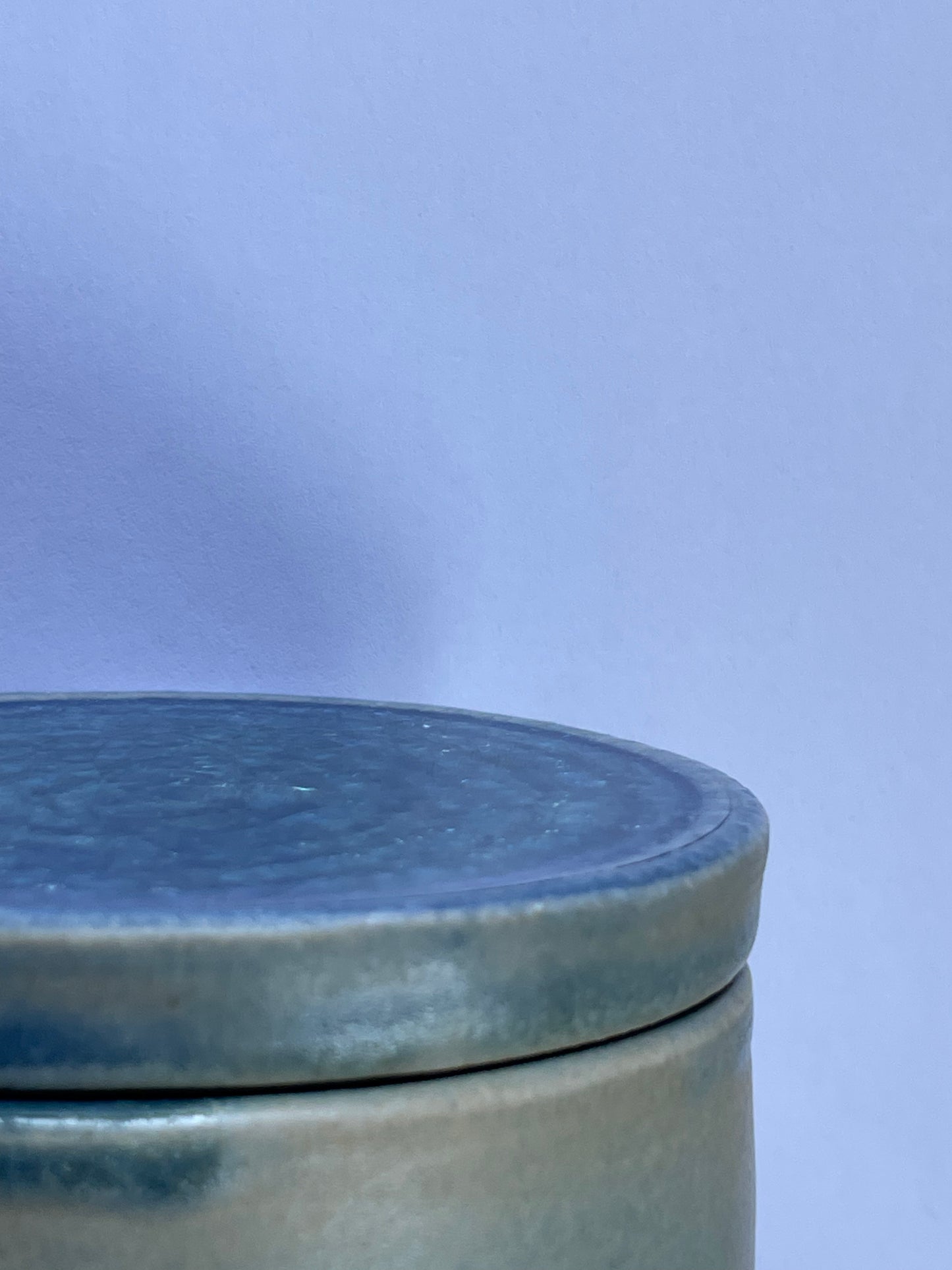 boîte en céramique - bleu Bali